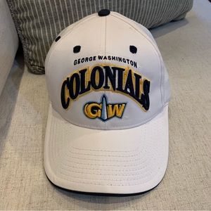 George Washington University Colonials White Cap Hat